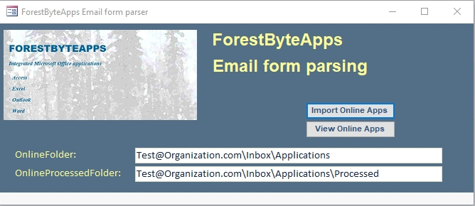 ForestByteApps Email Form Parser